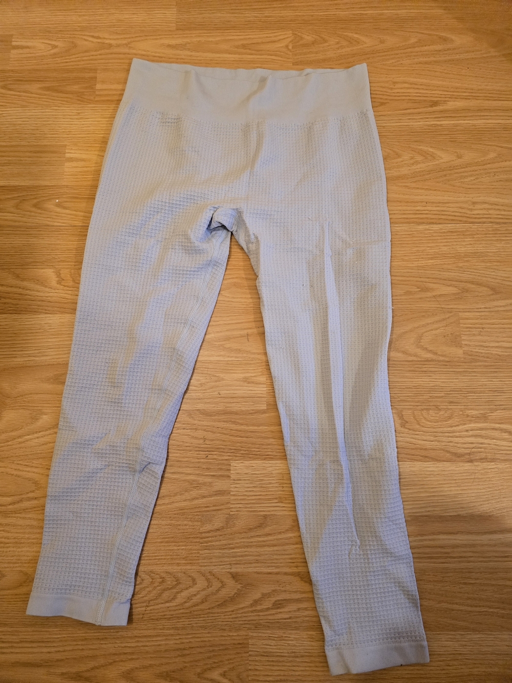 Ardene Light Blue Ribbed Seamless Leggings